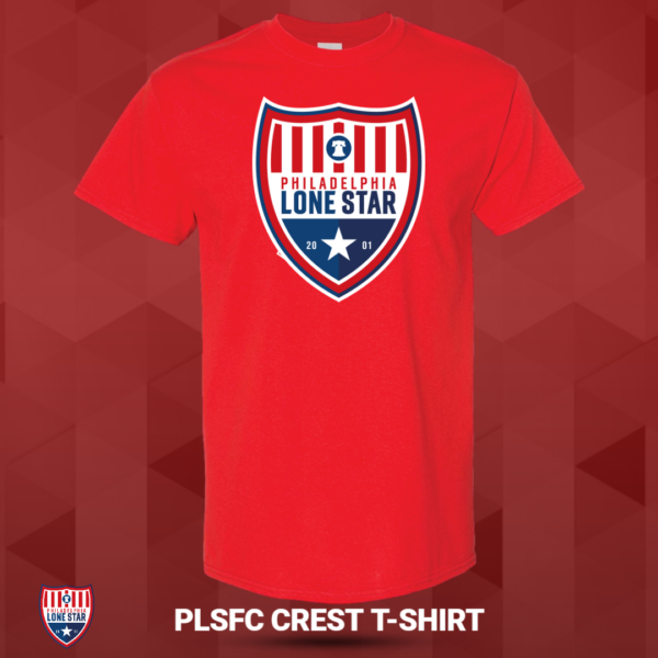 PLSFC Crest T-Shirt - Red